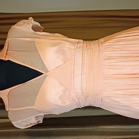 Elegant Sweetheart Peach Dress by Antonio Melani - Picture 2 of 12